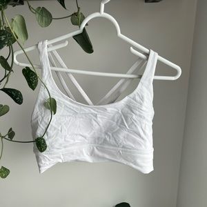 Lululemon Energy Bra in White 🤍